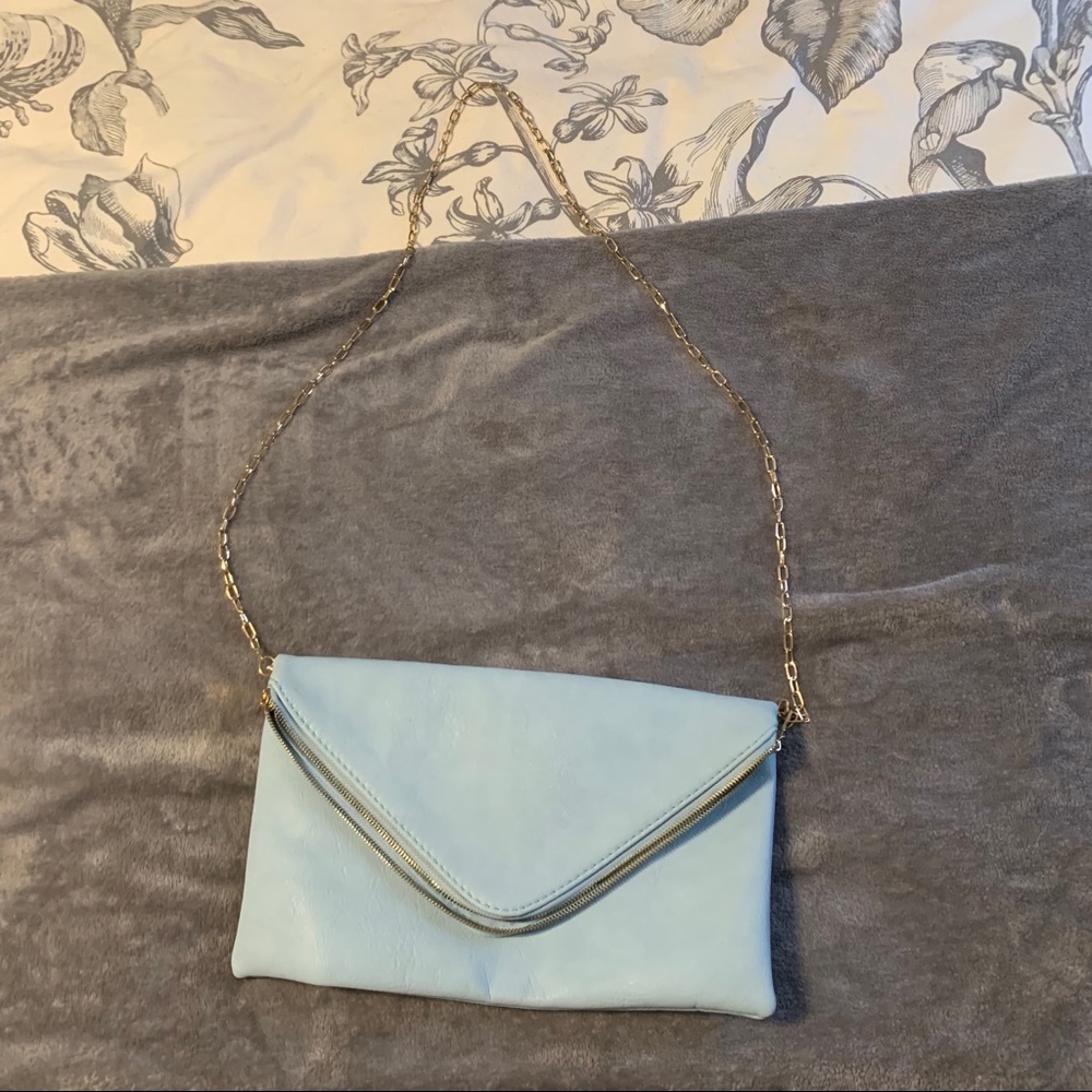 Blue Crossbody/clutch